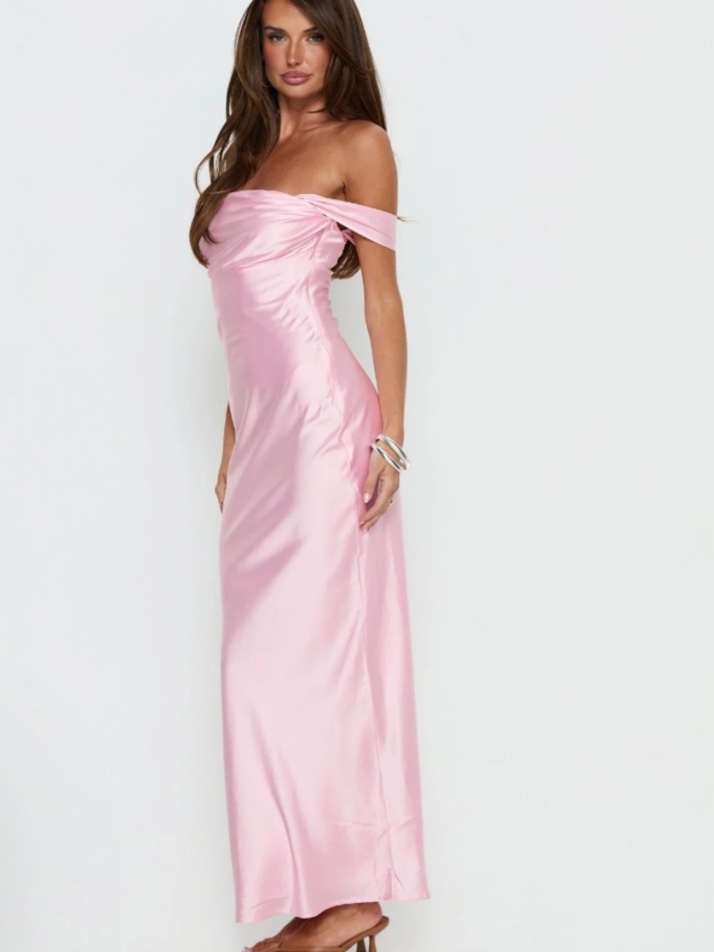 Princess Polly Azura Off The Shoulder Maxi Dress